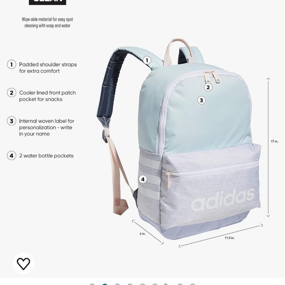 Adidas Backpack - Picture 3 of 3